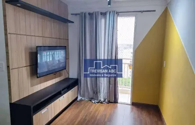 Apartamento à venda - centro diadema/ sp 02 dorms, sendo 01 suíte, sala com sacada, 02 wc, 01 vaga de garagem coberta. 52m²