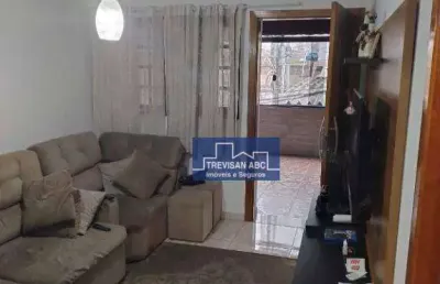 Sobrado com 2 dormitórios à venda, 160 m² - jardim monções - santo andré/sp
