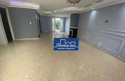 Sobrado em condomínio fechado, com 5 dormitórios para alugar, 389 m² - jardim são caetano - são caetano do sul/sp