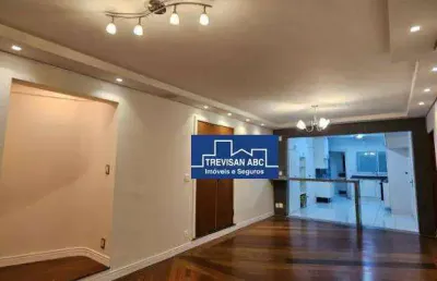 Apartamento com 3 dormitórios à venda, 145 m² - vila valparaíso - santo andré/sp