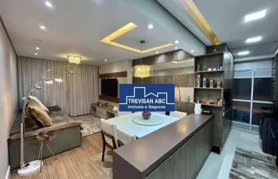 Apartamento com 3 dormitórios para alugar, 94 m² - centro - são bernardo do campo/sp