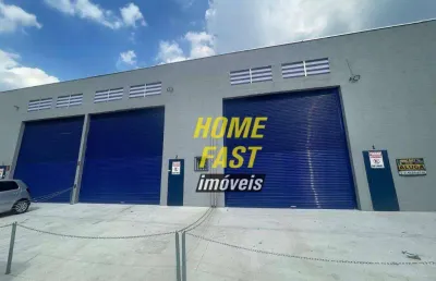 Galpão para alugar, 246 m² por r$ 12.000,00/mês - parque santo antônio - guarulhos/sp