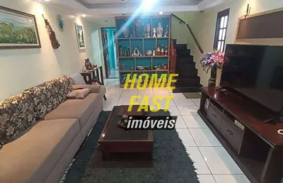 Sobrado com 3 dormitórios à venda, 250 m² por r$ 950.000,00 - parque continental i - guarulhos/sp