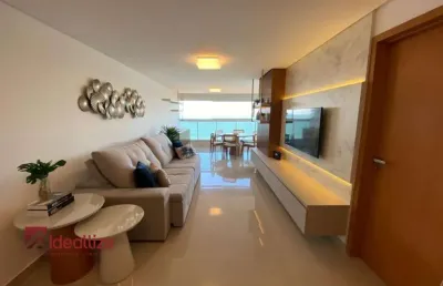 Apartamento com 3 quartos à venda na praia do morro, guarapari , 122 m2 por r$ 1.800.000
