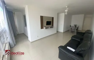 Apartamento com 3 quartos à venda na praia do morro, guarapari , 100 m2 por r$ 690.000