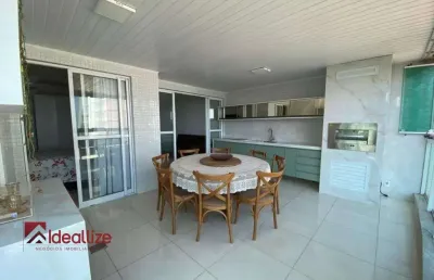 Apartamento com 4 quartos à venda na praia do morro, guarapari , 148 m2 por r$ 1.200.000