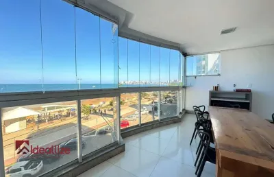Apartamento com 3 quartos à venda na praia do morro, guarapari , 130 m2 por r$ 1.350.000
