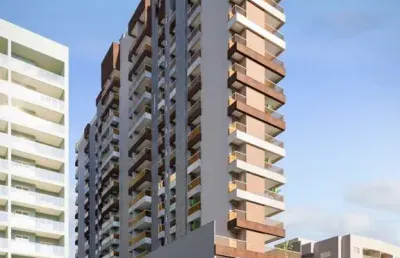 Apartamento com 3 quartos à venda na praia do morro, guarapari , 88 m2 por r$ 997.800