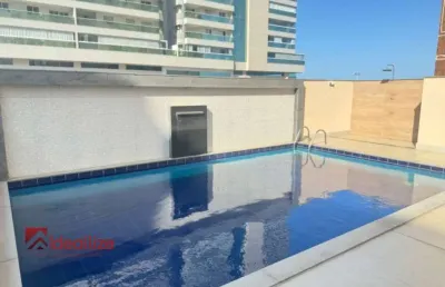 Apartamento com 3 quartos à venda na praia do morro, guarapari , 115 m2 por r$ 750.000