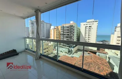 Apartamento com 3 quartos à venda na praia do morro, guarapari , 110 m2 por r$ 1.100.000