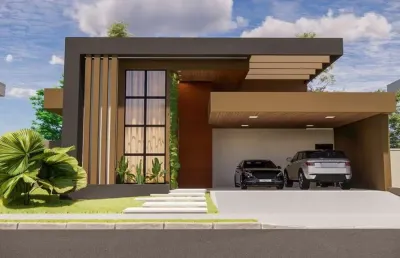 Casa para venda com 03 quartos em residencial estoril premium, bauru - sp
