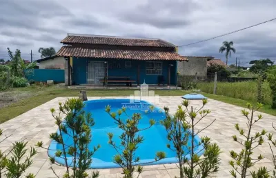 Casa com 1 quarto à venda na rua itapema - jardim noemia, praia do ervino, são francisco do sul, 60 m2 por r$ 380.000
