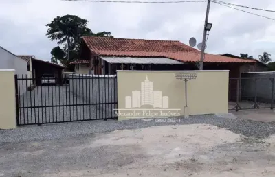 Casa com 4 quartos à venda na av. claudiomiro vizoto, 779, praia do ervino, são francisco do sul, 119 m2 por r$ 265.000