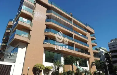 Apartamento com 3 dormitórios à venda, 140 m² por r$ 1.580.000,00 - praia do forte - cabo frio/rj
