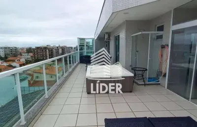 Cobertura com 3 dormitórios à venda, 174 m² por r$ 1.250.000,00 - vila nova - cabo frio/rj