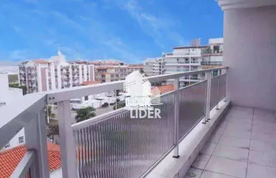 Cobertura com 3 dormitórios à venda, 180 m² por r$ 700.000,00 - braga - cabo frio/rj
