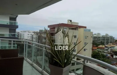 Cobertura com 1 dormitório à venda, 135 m² por r$ 470.000,00 - braga - cabo frio/rj