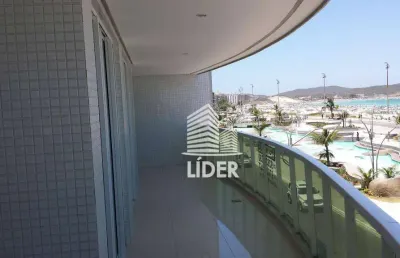 Apartamento com 3 dormitórios à venda, 140 m² por r$ 3.300.000,00 - praia do forte - cabo frio/rj