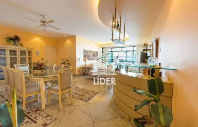 Apartamento com 4 dormitórios à venda, 260 m² por r$ 2.600.000,00 - praia do forte - cabo frio/rj