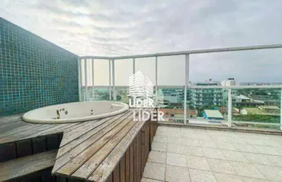 Cobertura com 3 dormitórios à venda, 194 m² por r$ 1.280.000,00 - braga - cabo frio/rj