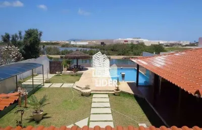 Casa com 4 dormitórios à venda, 600 m² por r$ 4.800.000,00 - portinho - cabo frio/rj