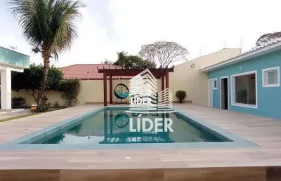 Casa com 4 dormitórios à venda, 250 m² por r$ 2.200.000,00 - palmeiras - cabo frio/rj