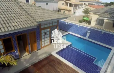 Casa com 4 dormitórios à venda, 209 m² por r$ 860.000,00 - guriri - cabo frio/rj