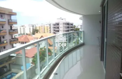 Apartamento com 3 dormitórios para alugar, 130 m² por r$ 6.300,00 - vila nova - cabo frio/rj