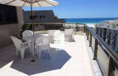 Cobertura com 4 dormitórios à venda, 206 m² por r$ 2.200.000,00 - vila nova - cabo frio/rj