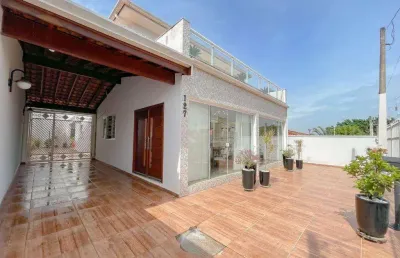 Casa à venda em santa bárbara d'oeste, jardim belo horizonte ii, com 3 quartos, com 270 m²