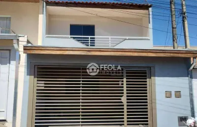 Casa tipo sobrado com 3 dormitórios à venda, 207 m² por r$ 599.000 - parque nova carioba - americana/sp