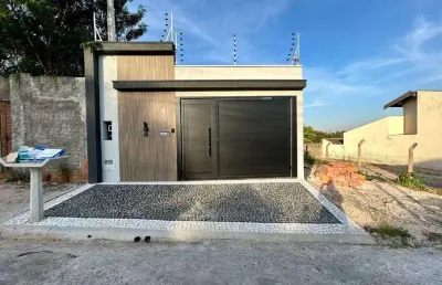 Casa à venda em americana, chácara machadinho ii, com 3 quartos, com 125 m²