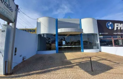 Salão para alugar em santa bárbara d'oeste, jardim mollon, com 350 m²