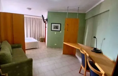 Apartamento à venda em americana, santa cruz, com 1 quarto, com 44 m², áustria flat  service