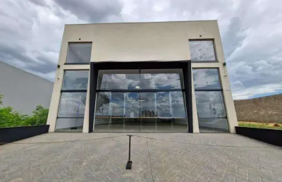 Salão para alugar em santa bárbara d'oeste, terras de santa bárbara, com 383.44 m²