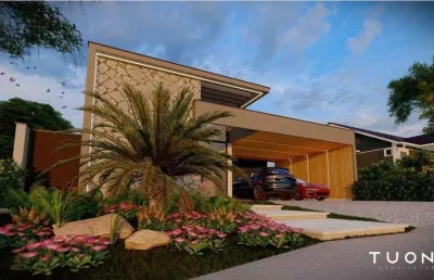 Casa à venda em nova odessa, parque fortaleza, com 3 suítes, com 280 m², parque fortaleza