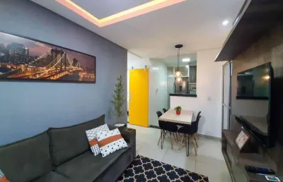Apartamento à venda em americana, loteamento industrial machadinho, com 2 quartos, com 50.36 m²