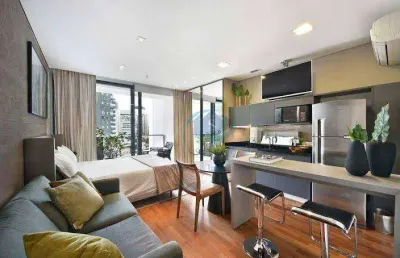 Studio com 1 dormitório para alugar, 35 m² por r$ 4.400,00/mês - vila olímpia - são paulo/sp