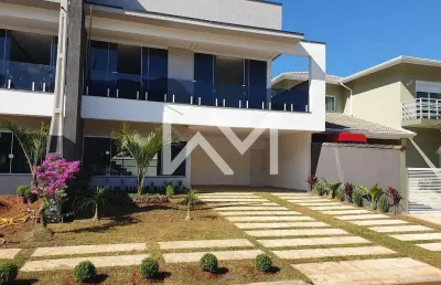 Sobrado residencial em condomínio morada da praia, com 3 suítes e 6 vagas, fino acabamento  -  bert