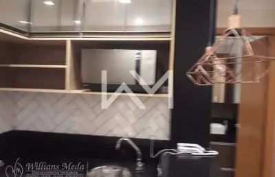 Studio mobiliado 37 metros   para alugar em    guarulhos - sp , condomínio via alameda
