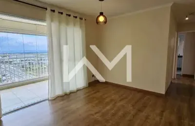 Apartamento para locação no condomínio supera com 3  dormitórios, sendo 1 suíte, 2 banheiros, 2 vag