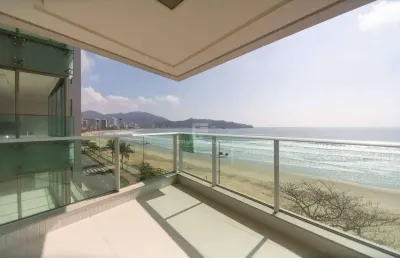 Apartamento frente mar 4 dormitorios  para temporada -centro itapema