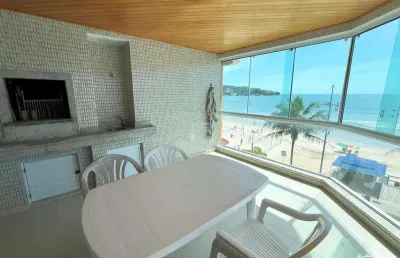 Apartamento frente mar 3 dormitórios centro itapema - locação de temporada