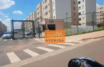 Apartamento com 2 dormitórios à venda, 45 m² por r$ 206.000,00 - residencial barão ville - paulínia/sp