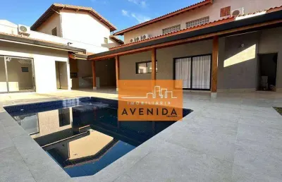 Sobrado com 4 dormitórios à venda, 396 m² por r$ 2.200.000,00 - jardim de itapoan - paulínia/sp