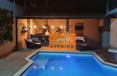 Casa com 3 suítes à venda, 374 m² por r$ 1.380.000 - jardim américa - paulínia/sp