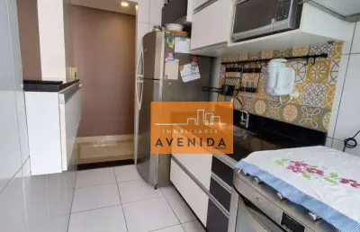 Apartamento com 3 dormitórios à venda, 62 m² por r$ 350.000 - santa terezinha - paulínia/sp