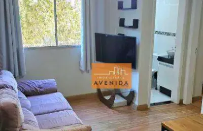 Apartamento com 2 dormitórios à venda por r$ 290.000,00 - jardim primavera - paulínia/sp