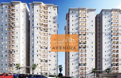 Apartamento com 2 dormitórios e duas vagas de garagem à venda, 67 m² por r$ 385.000 - jardim calegaris - paulínia/sp