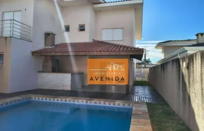Sobrado com 4 dormitórios para alugar, 220 m² por r$ 7.750,00/mês - parque brasil 500 - paulínia/sp